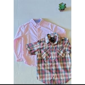 Boys Pink Button Down Bundle
